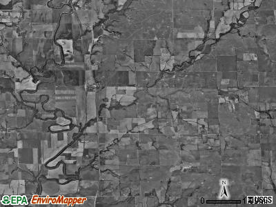 Rock Creek township, Kansas satellite photo by USGS