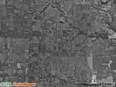 Maple township, Kansas satellite photo by USGS