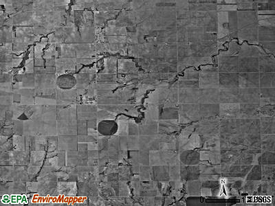 Eden township, Kansas satellite photo by USGS