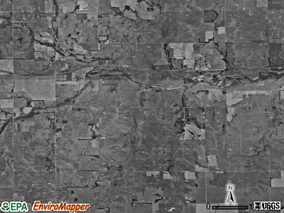 Chikaskia township, Kansas satellite photo by USGS