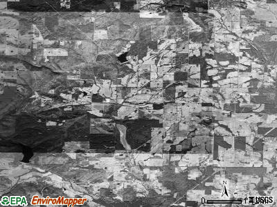 Des Arc township, Arkansas satellite photo by USGS