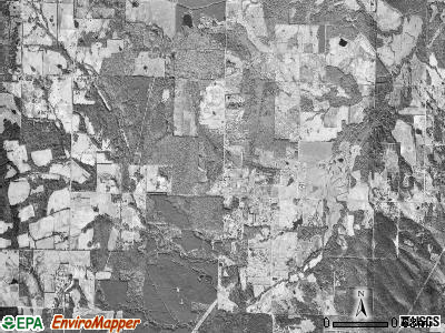 Crosby township, Arkansas satellite photo by USGS