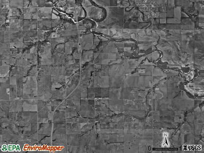 Harmon township, Kansas satellite photo by USGS