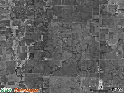 Seventy-Six township, Kansas satellite photo by USGS