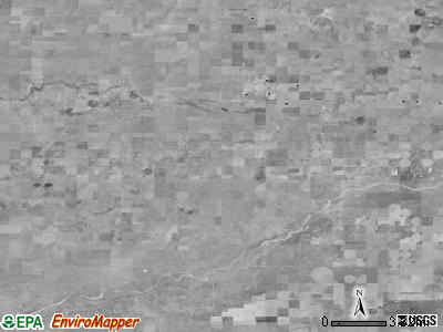 Richfield township, Kansas satellite photo by USGS