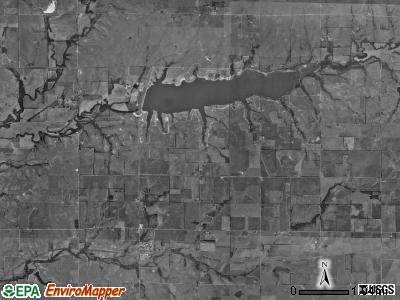 Salem township, Kansas satellite photo by USGS