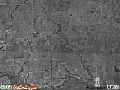 Avon township, Kansas satellite photo by USGS