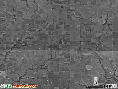Tisdale township, Kansas satellite photo by USGS