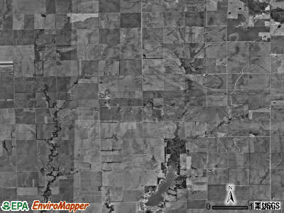 Osborne township, Kansas satellite photo by USGS