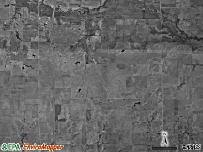 Greene township, Kansas satellite photo by USGS