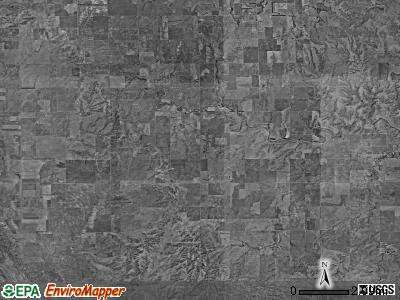 Avilla township, Kansas satellite photo by USGS