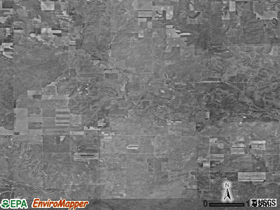 Odee township, Kansas satellite photo by USGS