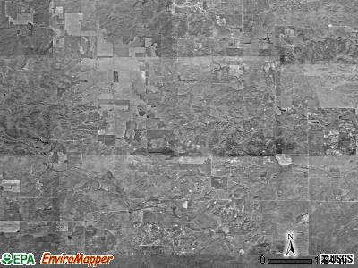 Sand Creek township, Kansas satellite photo by USGS
