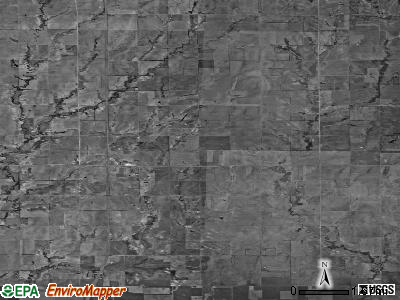 Guelph township, Kansas satellite photo by USGS