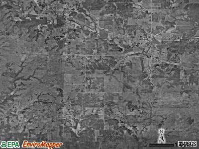 Belleville township, Kansas satellite photo by USGS