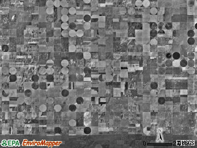 Banner township, Kansas satellite photo by USGS