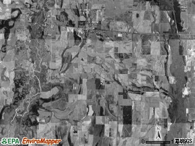 De View township, Arkansas satellite photo by USGS