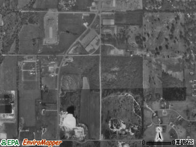 Spring Valley township, Kansas satellite photo by USGS