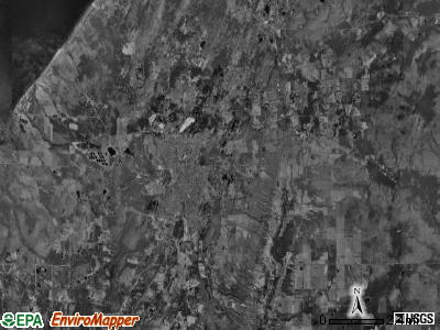 Calumet township, Michigan satellite photo by USGS