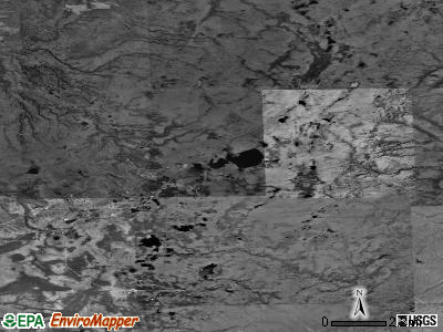 Elm River township, Michigan satellite photo by USGS