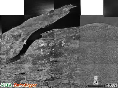 Arvon township, Michigan satellite photo by USGS