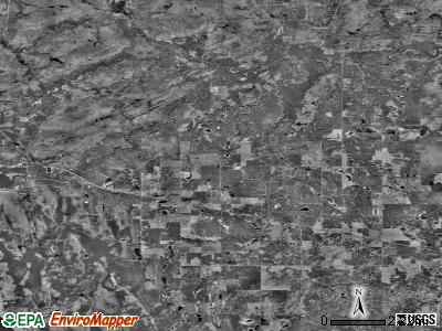 Matchwood township, Michigan satellite photo by USGS