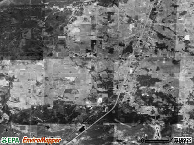 Dafter township, Michigan satellite photo by USGS