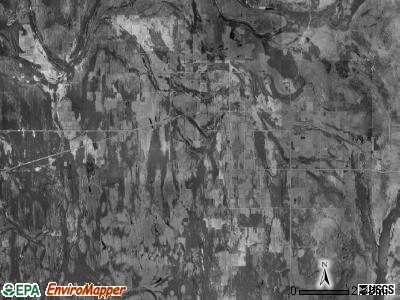 Rock River township, Michigan satellite photo by USGS