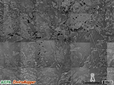 Forsyth township, Michigan satellite photo by USGS