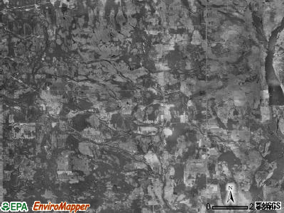 Limestone township, Michigan satellite photo by USGS