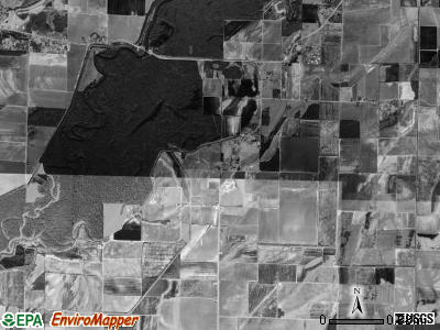 Gleghorn township, Arkansas satellite photo by USGS