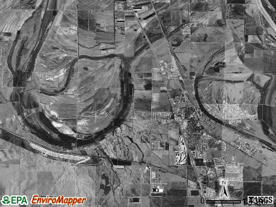 Jasper township, Arkansas satellite photo by USGS