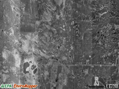 Trout Lake township, Michigan satellite photo by USGS