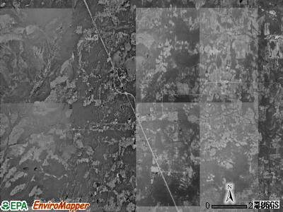 Turin township, Michigan satellite photo by USGS