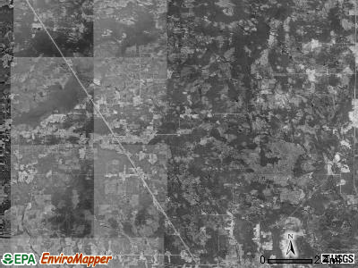 Maple Ridge township, Michigan satellite photo by USGS