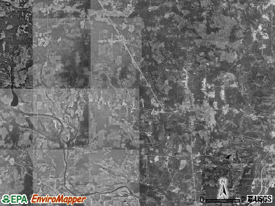 Baldwin township, Michigan satellite photo by USGS