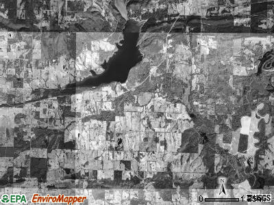Steele township, Arkansas satellite photo by USGS