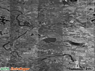 Breitung township, Michigan satellite photo by USGS
