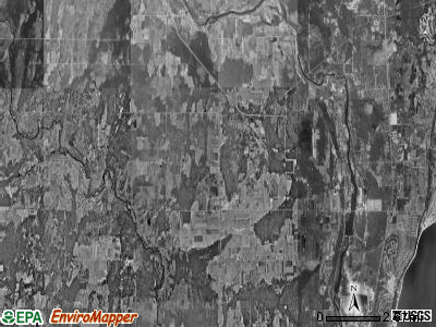 Escanaba township, Michigan satellite photo by USGS