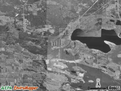 Carp Lake township, Michigan satellite photo by USGS