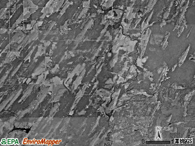 Gourley township, Michigan satellite photo by USGS