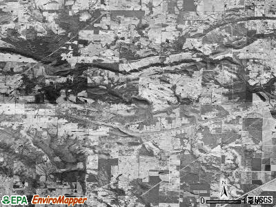 Cane township, Arkansas satellite photo by USGS