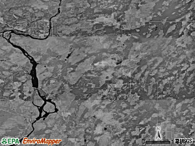 Holmes township, Michigan satellite photo by USGS