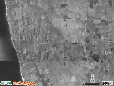 Friendship township, Michigan satellite photo by USGS