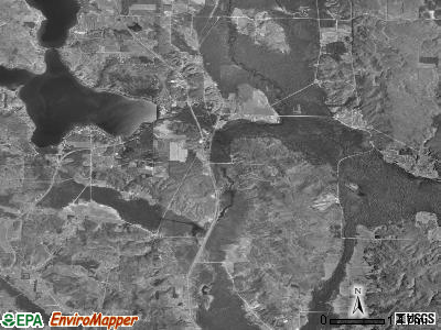 Melrose township, Michigan satellite photo by USGS