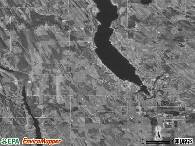 South Arm township, Michigan satellite photo by USGS