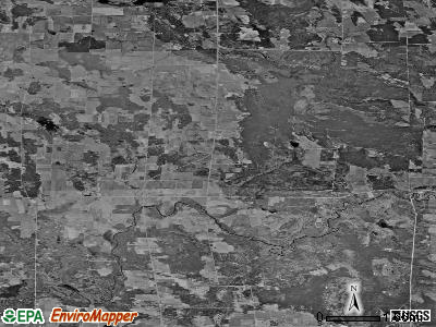 Long Rapids township, Michigan satellite photo by USGS
