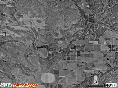 Warner township, Michigan satellite photo by USGS