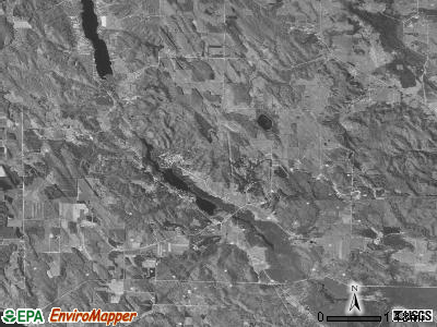 Echo township, Michigan satellite photo by USGS