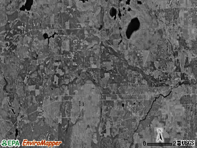 Hillman township, Michigan satellite photo by USGS